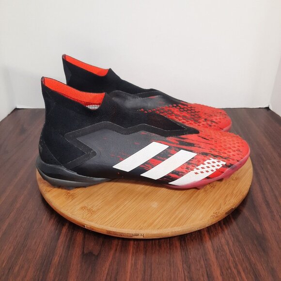 Adidas Predator Mutator 20+ TF Mens Size 11 Shoes Black Red Soccer Football Boot - Picture 1 of 11